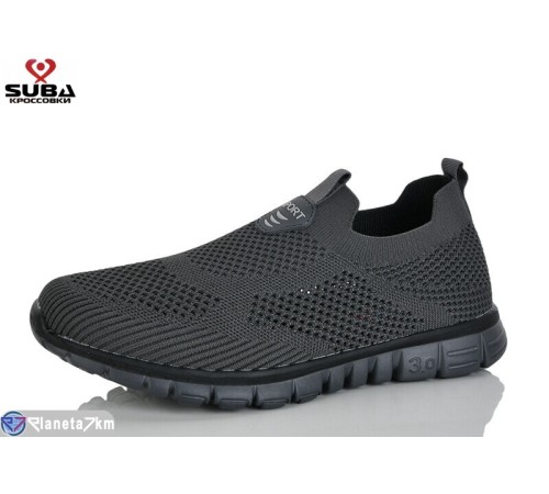 Кросівки чоловічі на літо (8 пар р.41-46) сірий  "SUBA"