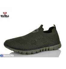 Кросівки чоловічі на літо (8 пар р.41-46) зелений  "SUBA"
