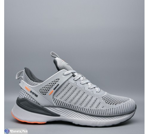 Кросівки чоловічі на літо (8 пар р.41-46) сірий  "Bocelli"