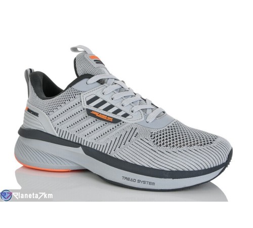 Кросівки чоловічі на літо (8 пар р.41-46) сірий  "Bocelli"