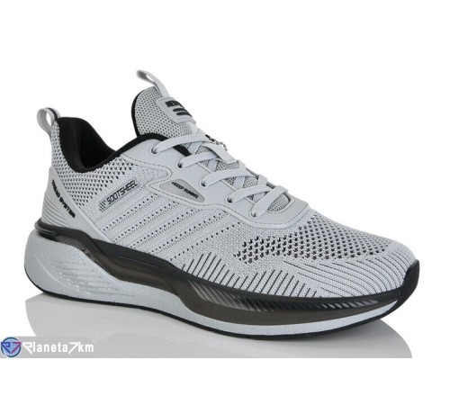 Кросівки чоловічі на літо (8 пар р.41-46) сірий  "Bocelli"