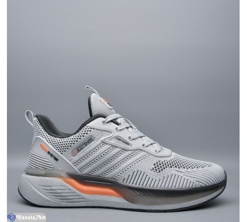 Кросівки чоловічі на літо (8 пар р.41-46) сірий  "Bocelli"