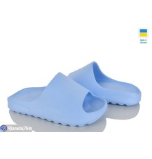 Шлепки жіночі на літо (10 пар р.36-41) блакитний  "INPIRE"