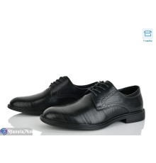 Туфлі чоловічі на весну/осінь (8 пар р.39-44) чорний  "KULIBABA"