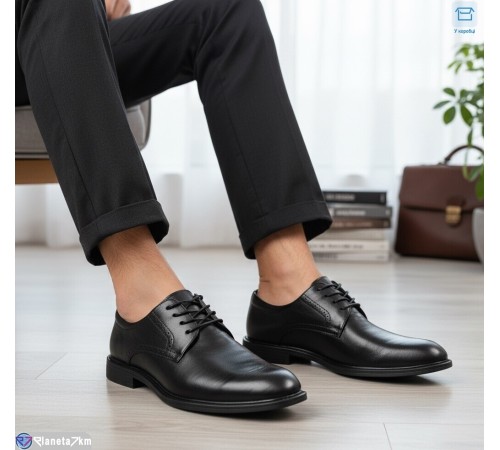 Туфлі чоловічі на весну/осінь (8 пар р.39-44) чорний  "KULIBABA"