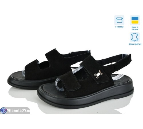 Босоніжки жіночі на літо (6 пар р.36-40) чорний  "Linda"