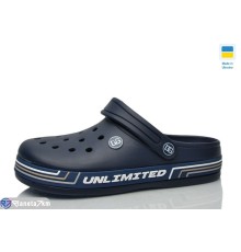 Кроки дитячі на літо (8 пар р.36-41) синій  "LUCKY"