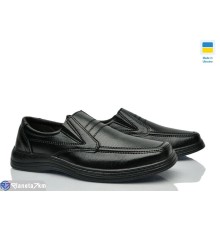 Туфлі чоловічі на весну/осінь (8 пар р.40-45) чорний  "OLLA"