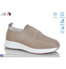 Туфлі жіночі на літо (8 пар р.36-41) коричневий  "Aba"