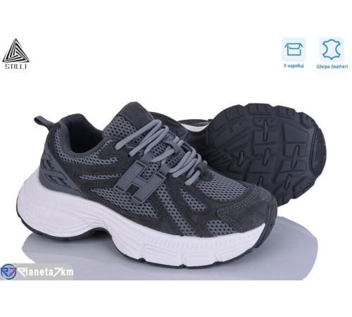 Кросівки жіночі на весну/осінь (8 пар р.36-41) сірий  "STILLI Group"