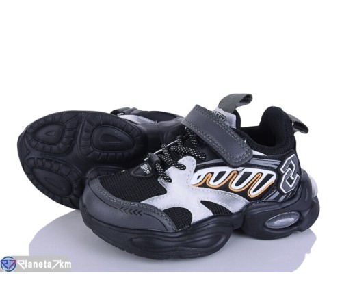 Дитячі кросівки на весну/осінь (8 пар р.26-31) чорний  "Laifakids"