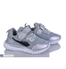 Дитячі кросівки на весну/осінь (8 пар р.26-31) срібний  "Laifakids"