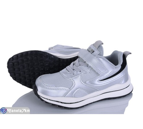 Дитячі кросівки на весну/осінь (8 пар р.27-32) срібний  "Laifakids"