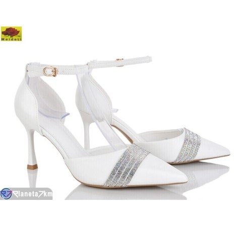 Туфлі жіночі на літо (6 пар р.36-40) білий  "Mei De Li"