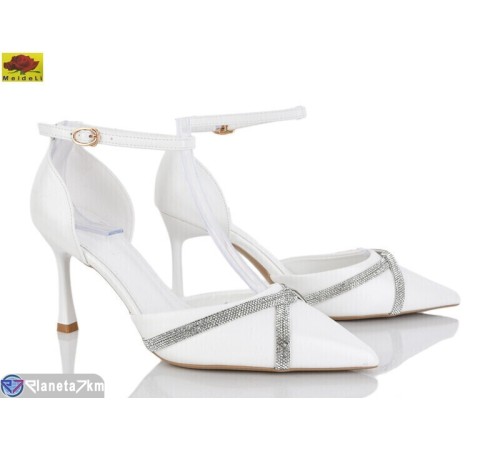 Туфлі жіночі на літо (6 пар р.36-40) білий  "Mei De Li"