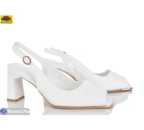 Босоніжки жіночі на літо (6 пар р.36-40) білий  "Mei De Li"