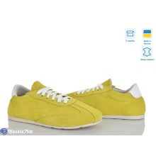 Кросівки жіночі на весну/осінь (6 пар р.36-40) жовтий  "Linda"