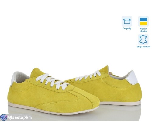 Кросівки жіночі на весну/осінь (6 пар р.36-40) жовтий  "Linda"