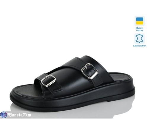 Шлепки жіночі на літо (6 пар р.36-40) чорний  "Marmilad"