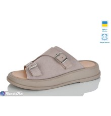 Шлепки жіночі на літо (6 пар р.36-40) бежевий  "Marmilad"