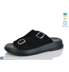 Шлепки жіночі на літо (6 пар р.36-40) чорний  "Marmilad"