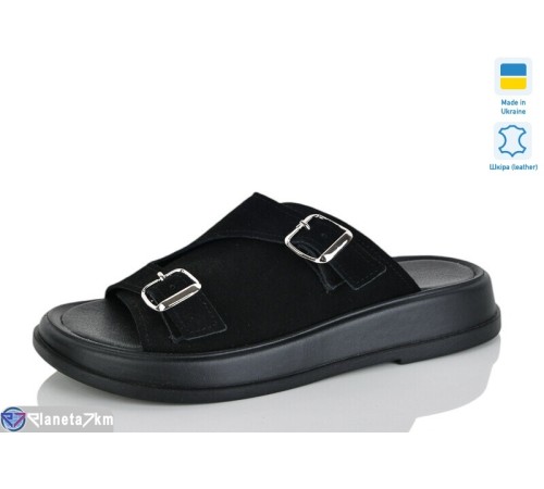 Шлепки жіночі на літо (6 пар р.36-40) чорний  "Marmilad"
