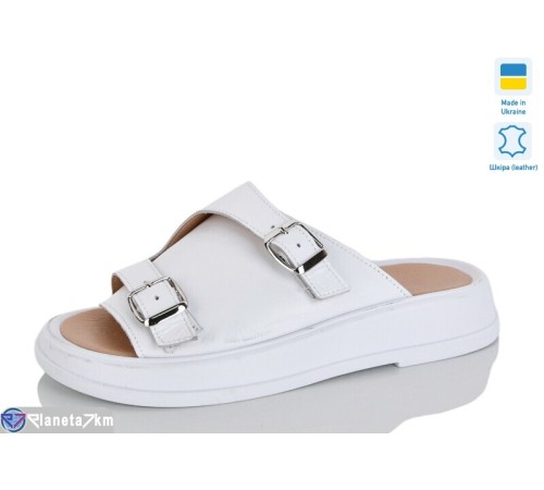 Шлепки жіночі на літо (6 пар р.36-40) білий  "Marmilad"