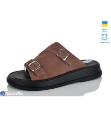 Шлепки жіночі на літо (6 пар р.36-40) коричневий  "Marmilad"