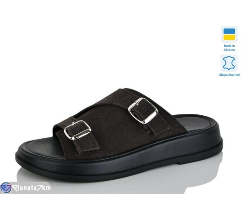 Шлепки жіночі на літо (6 пар р.36-40) коричневий  "Marmilad"