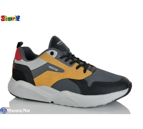 Кросівки чоловічі на весну/осінь (8 пар р.40-45) сірий  "Sharif"