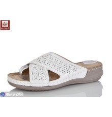 Шлепки жіночі на літо (8 пар р.36-41) білий  "WSMR"