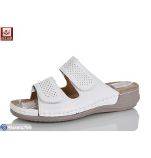 Шлепки жіночі на літо (8 пар р.37-42) білий  "WSMR"