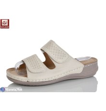 Шлепки жіночі на літо (8 пар р.37-42) бежевий  "WSMR"