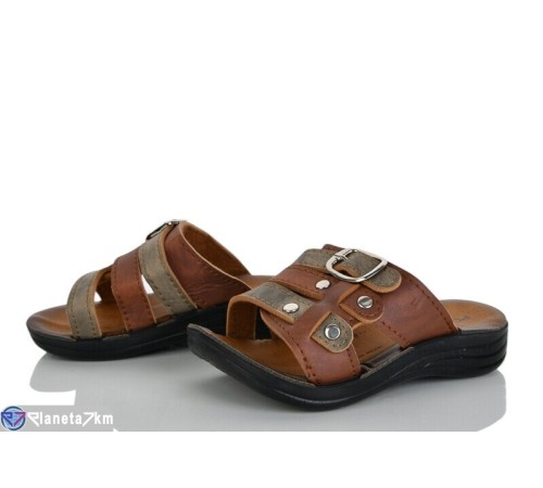 Шлепки дитячі на літо (6 пар р.24-29) коричневий  "MAXS"