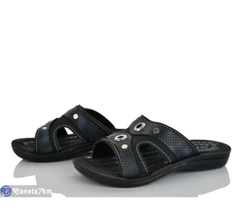 Шлепки дитячі на літо (6 пар р.30-35) чорний  "MAXS"