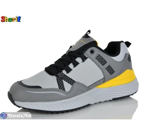 Кросівки чоловічі на весну/осінь (8 пар р.40-45) сірий  "Sharif"