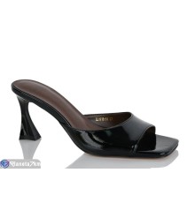 Шлепки жіночі на літо (6 пар р.36-40) чорний  "TETRAST"