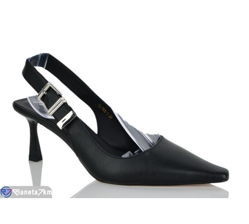 Туфлі жіночі на літо (6 пар р.36-40) чорний  "TETRAST"