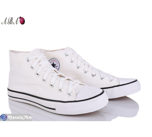 Кеди чоловічі на весну/осінь (10 пар р.40-45) білий  "Aba"