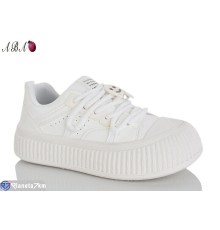 Кросівки жіночі на весну/осінь (6 пар р.36-40) білий  "Aba"