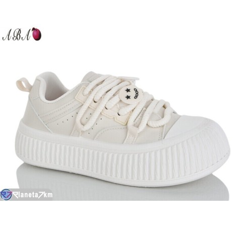 Кросівки жіночі на весну/осінь (6 пар р.36-40) бежевий  "Aba"