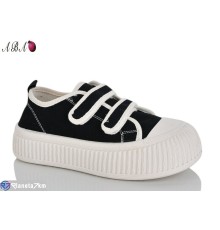 Кросівки жіночі на весну/осінь (6 пар р.36-40) чорний  "Aba"