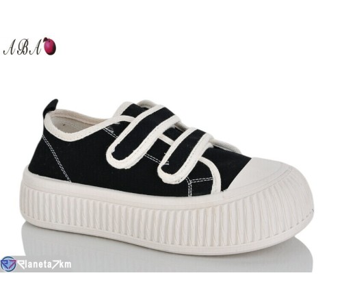 Кросівки жіночі на весну/осінь (6 пар р.36-40) чорний  "Aba"