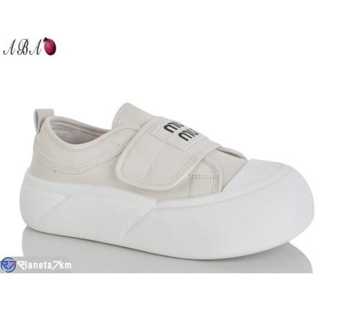 Кросівки жіночі на весну/осінь (6 пар р.36-40) бежевий  "Aba"