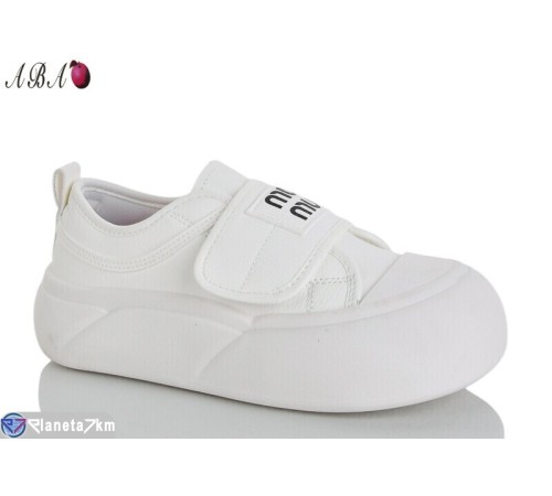 Кросівки жіночі на весну/осінь (6 пар р.36-40) білий  "Aba"