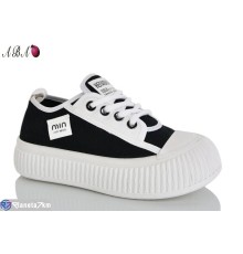 Кросівки жіночі на весну/осінь (6 пар р.36-40) чорний  "Aba"