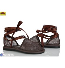 Босоніжки жіночі на літо (8 пар р.36-41) коричневий  "Mei De Li"