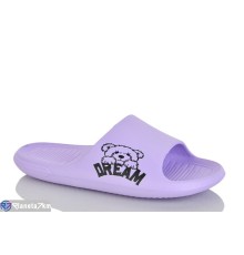 Шлепки жіночі на літо (8 пар р.36-41) фіолетовий  "MURMUR"