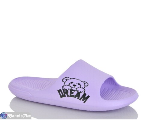 Шлепки жіночі на літо (8 пар р.36-41) фіолетовий  "MURMUR"