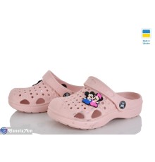 Кроки дитячі на літо (8 пар р.24-33) рожевий  "LEO"